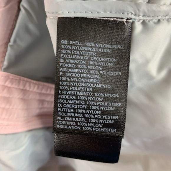 The North Face Girls Thermoball Winter Black Quilted Hooded Jacket XL (18) - Picture 6 of 6